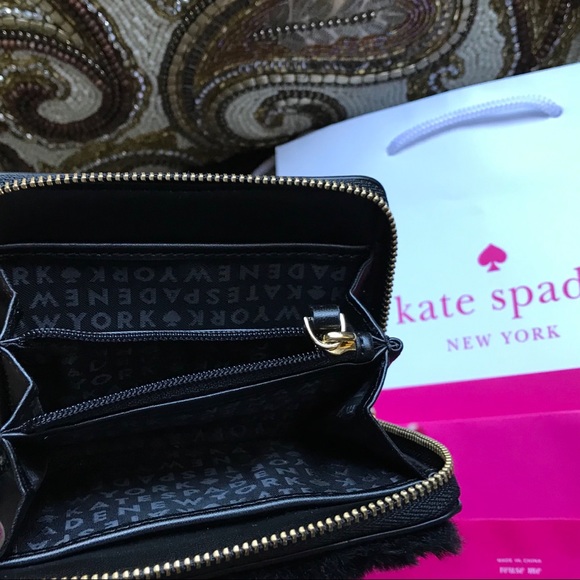 Kate Spade kitty Faux Fur Wallet - Picture 6 of 8